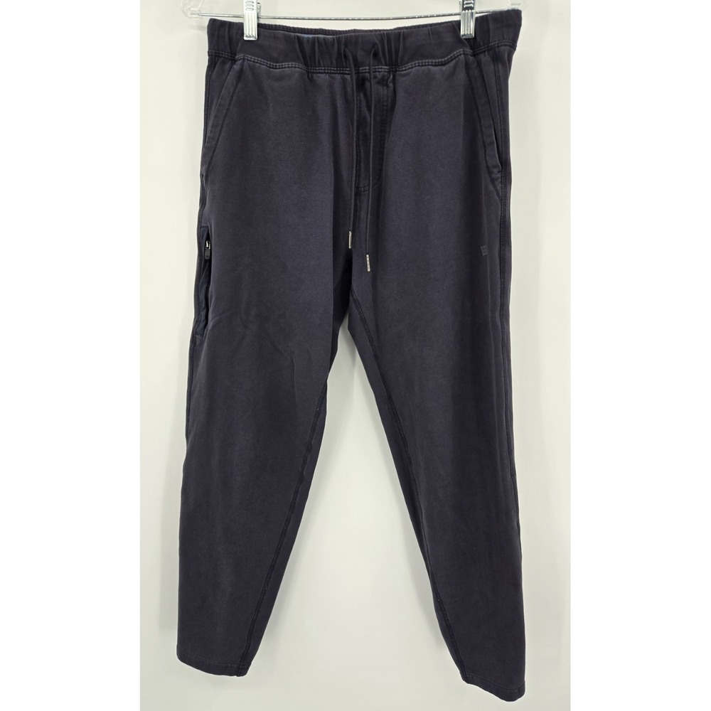 Mack Weldon Sweatpants Mens Medium Navy Blue Ace Sweatpant Jogger Cotton Blend